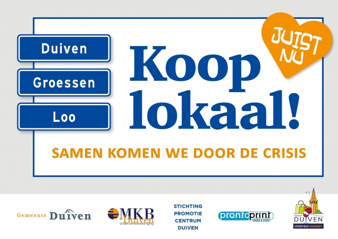 De eerste uitbreidingen van onze Koop Lokaal-campagne: posters, driehoeksreclameborden en een actiecentrum!